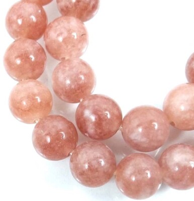 8mm Natural Sunstone Gemstone Round Beads 15''