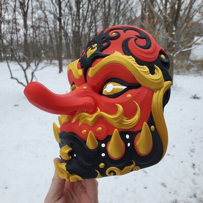 3D Printed Epic Tengu Mask in Multiple Options