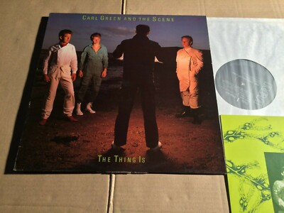 CARL GREEN and THE SCENE - THE THING IS - LP + insert - UK 1978  (DI4914)