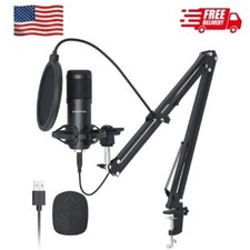 USB Streaming Podcast PC Microphone, 192KHZ/24Bit