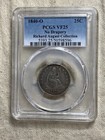1840-O No Drapery Seated Liberty Quarter Pcgs Vf25 Nice Circulated Coin Look
