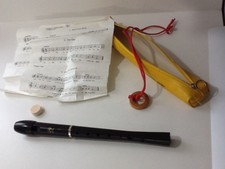 Peripole "Angel" Soprano Recorder Model PB6001 German Fingering W/Case G2 Extras