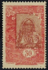 1922-24-Timbre neuf/Colonies francaises/Côte des somalis-Stamp-Yt.106