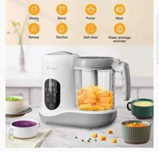 BEAR Baby Food Maker One Step Baby Food Processor Steamer Puree Blender NEW