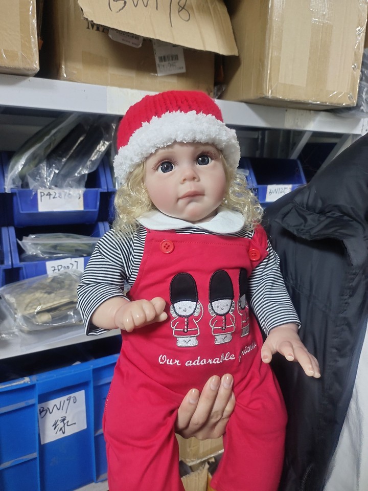 23" Reborn Baby Dolls Girl Lifelike Newborn Toddler Cloth Doll Birthday