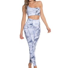 Sportwear set leggings  bra one size fits from size 6 to 12