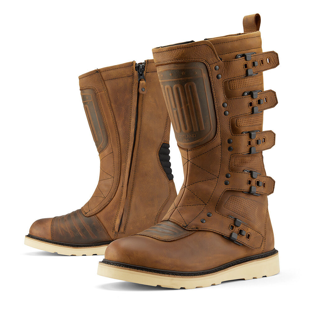Icon 1000 Elsinore2 CE Boots Brown | eBay