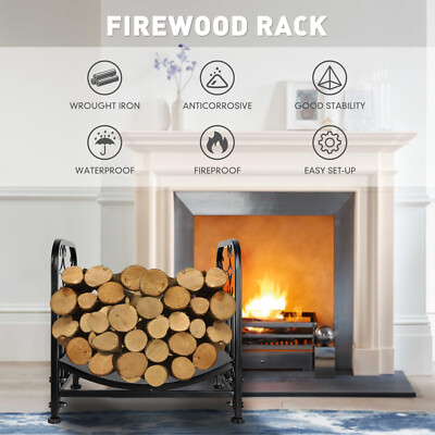 Wood Stand REDCAMP Indoor Firewood Rack For Fireplace Wood Storage