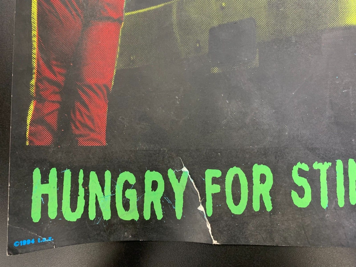 L7, Melvins, Wool - Hungry for Stink 1994 silk screen tour poster