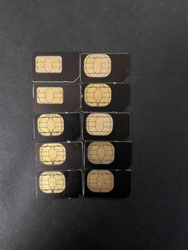 Nextel 128K Sim Cards For Nextel IDEN Phones SIMGUS103R Lot of 10 - Afbeelding 1 van 1