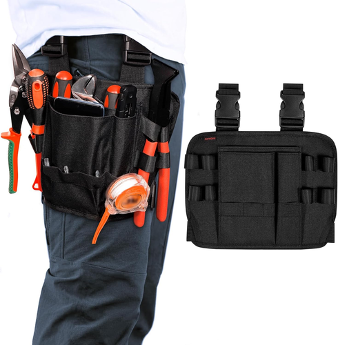 KENOBEE Electrician Tool Pouch Holster - Belt & Leg Straps, Mini Organizer