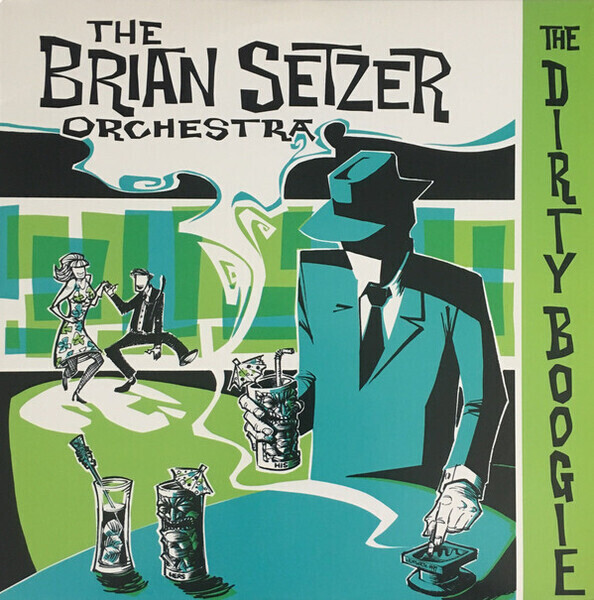 The Brian Setzer Orchestra LPレコード【新品未使用】 Brian Setzer Orchestra The Dirty Boogie NEAR MINT Interscope Vinyl