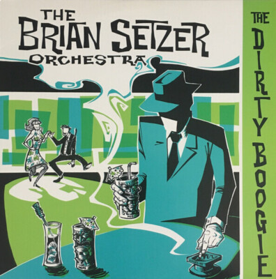 THE BRIAN SETZER ORCHESTRA レコード Brian Setzer Orchestra The Dirty Boogie NEAR MINT Interscope Vinyl