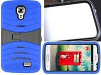 Lg Access Lte L31g L31c L31l F70 Case W/ Built In Screen Protector Ublue/black Lg Access Lte L31g L31c L31l F70 Case W/ Built In Screen Protector Ublue/black