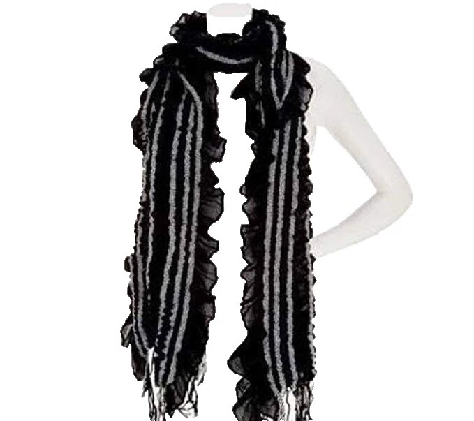Ruffle Polyester Scarves & Wraps Fall for Women