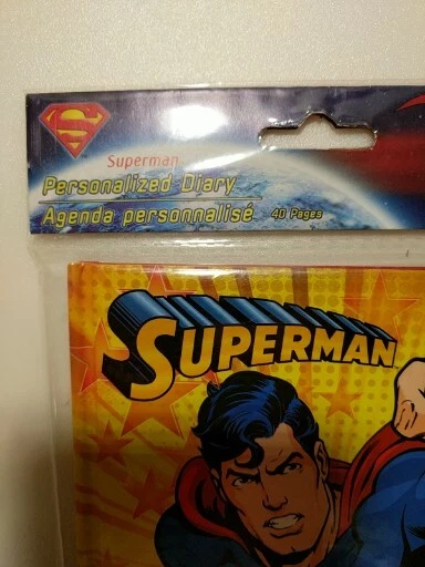 DC COMICS SUPERMAN 2016 -40 PAGE PERSONALIZED DIARY BRAND NEW BY MONOGRAM - Image 3 of 4