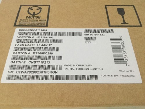 SSDSC2BB016T601 new intel boxed Intel Data Center S3510 2.5" 1.6TB SSD SATA3 - Picture 7 of 7