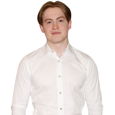 Kit Connor (White Shirt) Half Body Buddy Cutout