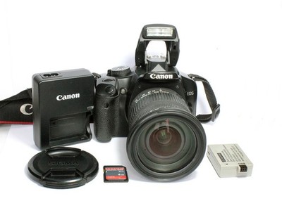 Canon EOS 450D Sigma Objektiv 18-55mm 2.8 Kamera funktionsfähig und getestet
