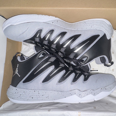 Jordan Air CP3.IX Men's Mid Top Basketball Sneakers Gray Black White 810868