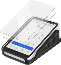 Protective Case and Screen Protector for Square Terminal, Plastic Black