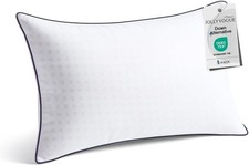 Queen Size Bed Pillow 1 Pack, Single Pillow for Sleeping Stomach Sleepers