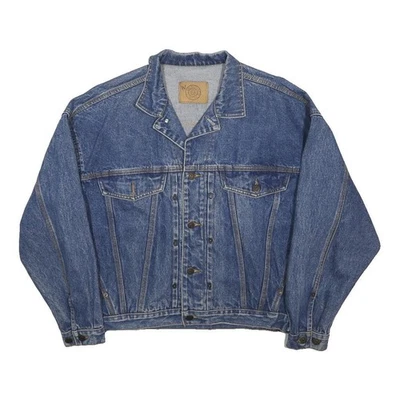 CLUB MONACO Veste en Jean Denim Bleu Coton Fermeture Boutons Coupe Classique - Photo 1/4