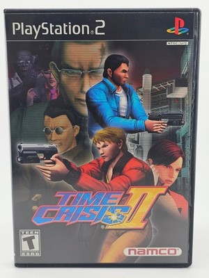 Sony Playstation 2 PS2 Time Crisis II Disc + Case Cleaned & Tested