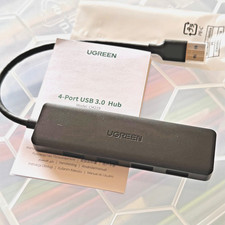 Image of Ugreen  4-port USB-3 Type-A Hub (PN:25851 Model No CM219) - opened unused