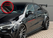Seitenschweller CUP aus ABS mit Wing Mercedes CLA 35/45 AMG schwarz glanz Seitenschweller CUP aus ABS mit Wing Mercedes CLA 35/45 AMG schwarz glanz