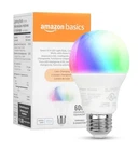 Amazon Basics Smart Light Bulbs WiFi LED RGB A19 60W E26 Dimmable 1 Amazon Blub