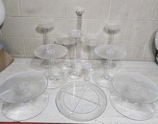 12 Tiers Acrylic Birthday Wedding Catering Display Cake Stand Party Events