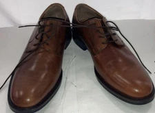 Johnston Murphy 20-3360 Dress Shoes Men 13M Brown Leather Lace-Up Oxford Formal