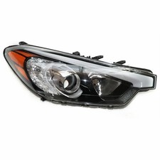 Clear Headlight Assembly Passenger Side for Kia Forte Forte5 2014-2016 Halogen
