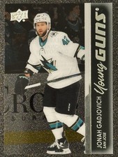 2021-22 Upper Deck #499 Jonah Gadjovich YOUNG GUNS Acetate Rookie RC SJ Sharks