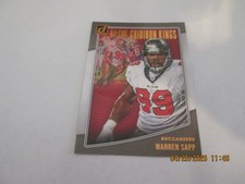 WARREN SAPP BUCCANEERS 2018 PANINI DONRUSS ALL-TIME GRIDIRON KINGS CARD #AGK-9