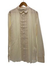 GUCCI UP52 2018 00605 Long Sleeve Shirt SIZE 43 17 Silk CRM