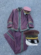 1900s Marching Band Uniform Nazareth PA Bullion Insignia Hat, Pants  Jacket