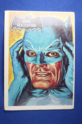 1966 Topps Batman - #7 ''Grim Realization'' - Good Condition