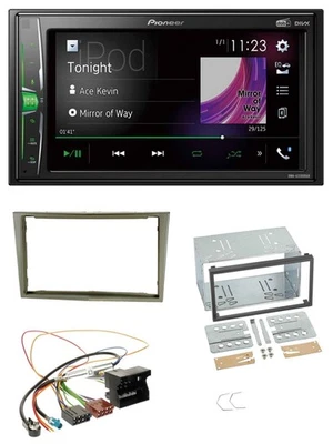 Pioneer 2DIN MP3 DAB USB Bluetooth Autoradio für Opel Corsa D Astra H Zafira B s - Bild 1 von 4