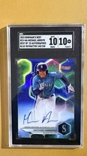 Michael Arroyo 2023 Bowman’s Best Blue Refractor Auto /150 SGC 10/10 GEM MINT