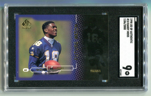 Randy Moss #18 1998 SP Authentic card