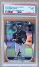 2023 Bowman Chrome Prospects Orange Refractor #BCP195 Jose Gerardo/25-PSA 9 MInt