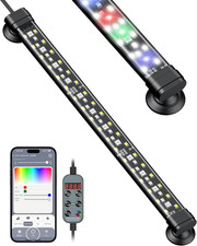 Bluetooth Aquarium Light, 6.5W Full Spectrum for 13-22 Inch Tanks