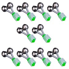 10Pcs Fishing Rod Alarm Bells Fishing Rod Bites Baits Alarm with Twin Bells