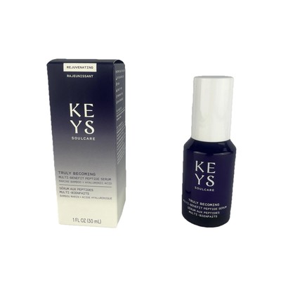 {E5} KEYS Soulcare Truly Becoming Multi-Benefit Peptide Serum 1oz. Full Size NIB