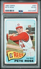 PETE ROSE 1965 TOPPS PSA 4 ! *FRESHLY GRADED ! *DEAD CENTERED FRONT/BACK ! *WOW