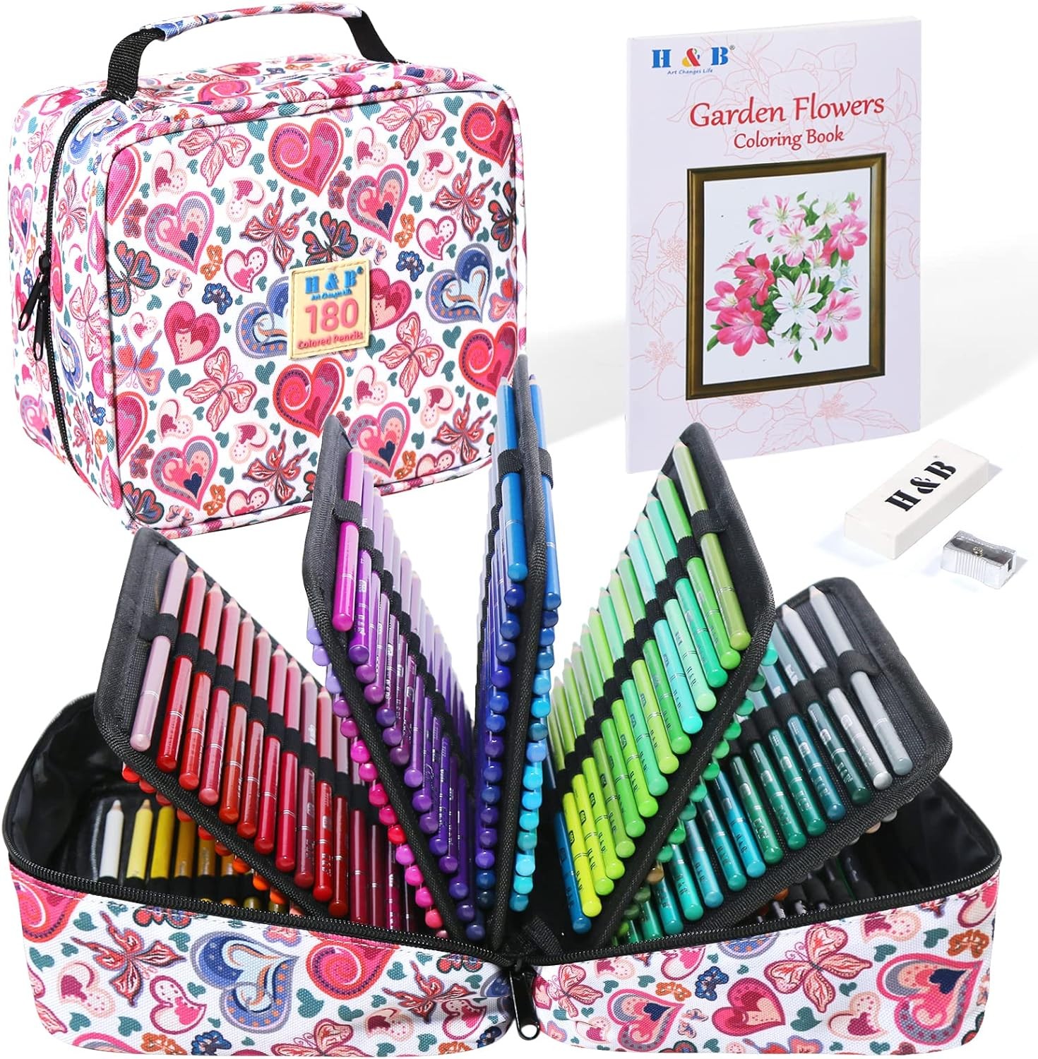 Set With Coloring Book Eraser Sharpener