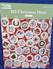 101 Christmas Minis Bk 2 Leisure Arts 5523 Cross Stitch Pattern Booklet