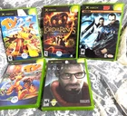 LOT 5 ORIGINAL XBOX GAMES TY 2, PARIAH, LORD OF RINGS 3RD AGE, TY, HALF LIFE 2